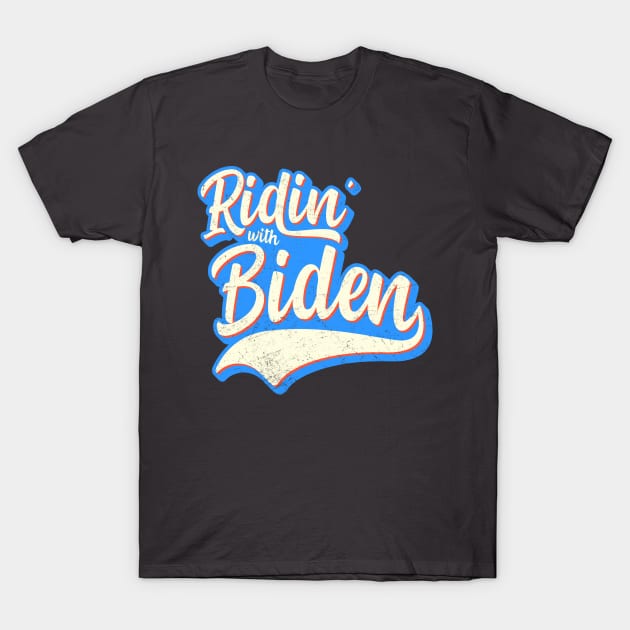 Ridin' With Biden T-Shirt by tommartinart